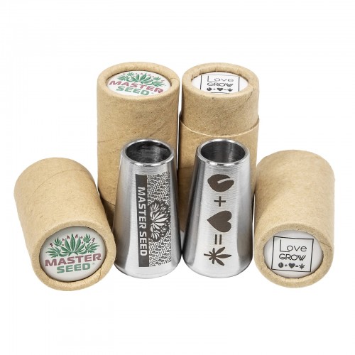Ковпак конусний з гравіюванням MASTER SEED та LOVE GROW